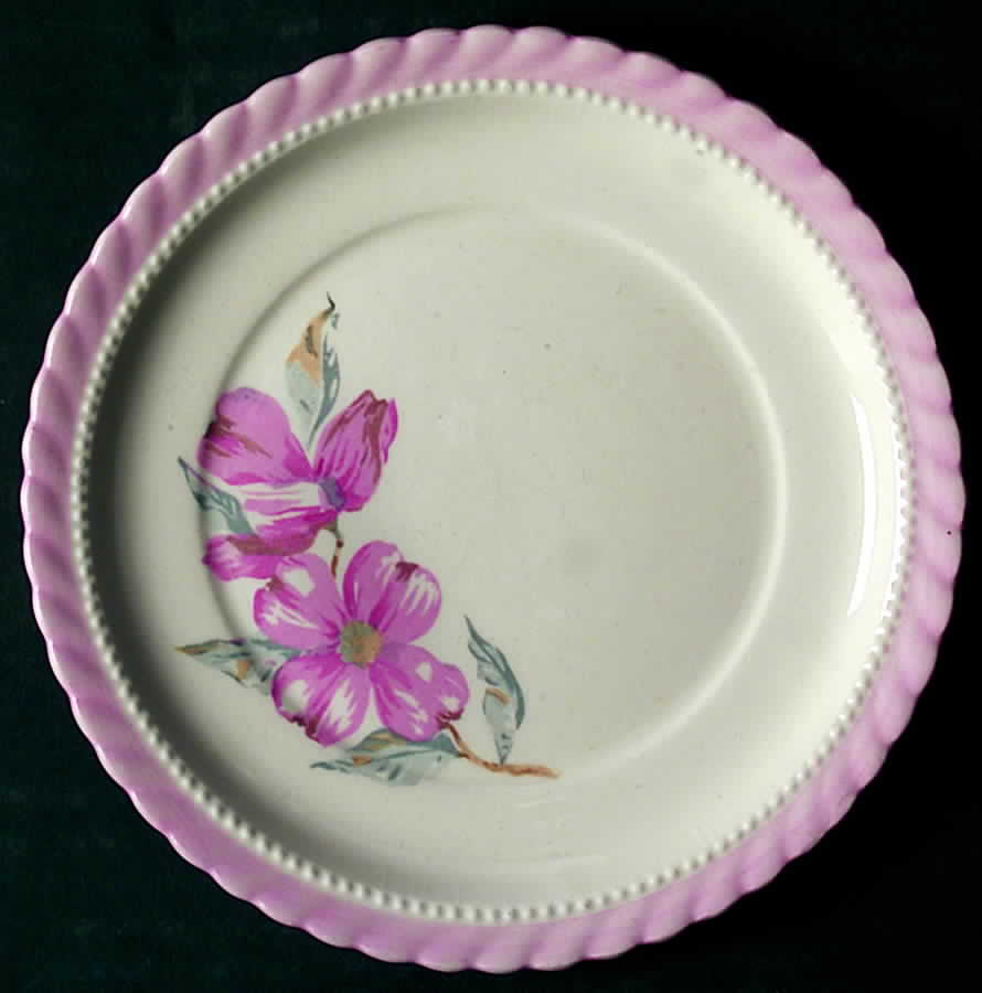Dogwood Pink Bread & Butter Plate by Steubenville-1