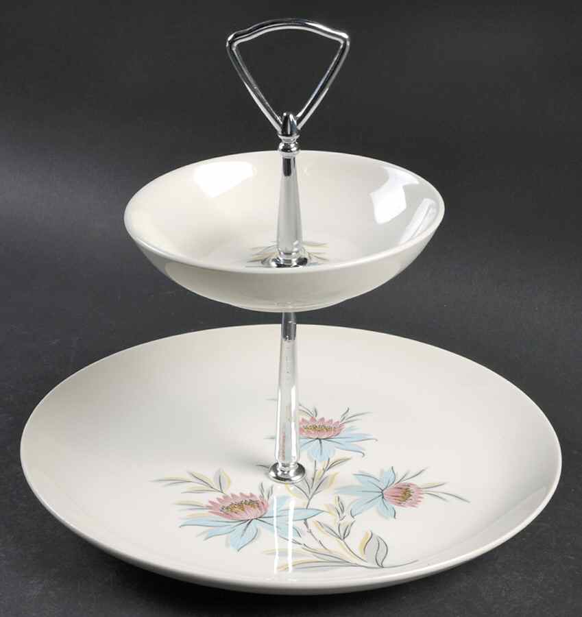 Fairlane 2-Tiered Serving Tray (Dinner, Frt/Dsrt Bowl) by Steubenville-1