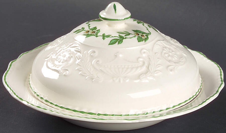 Orange Blossom Muffin Dish & Lid by Steubenville-1