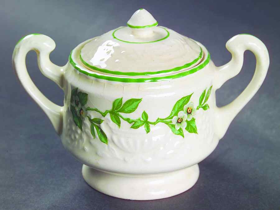 Orange Blossom Mini Sugar Bowl & Lid by Steubenville-1
