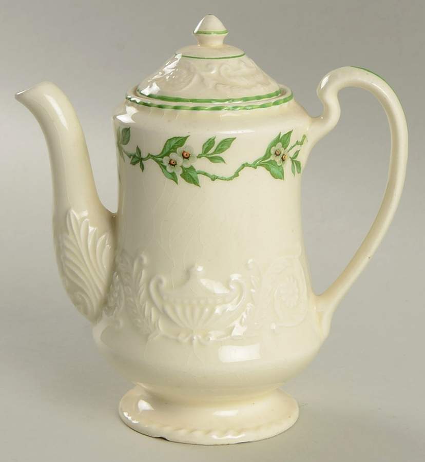 Orange Blossom Individual Coffee Pot & Lid by Steubenville-1
