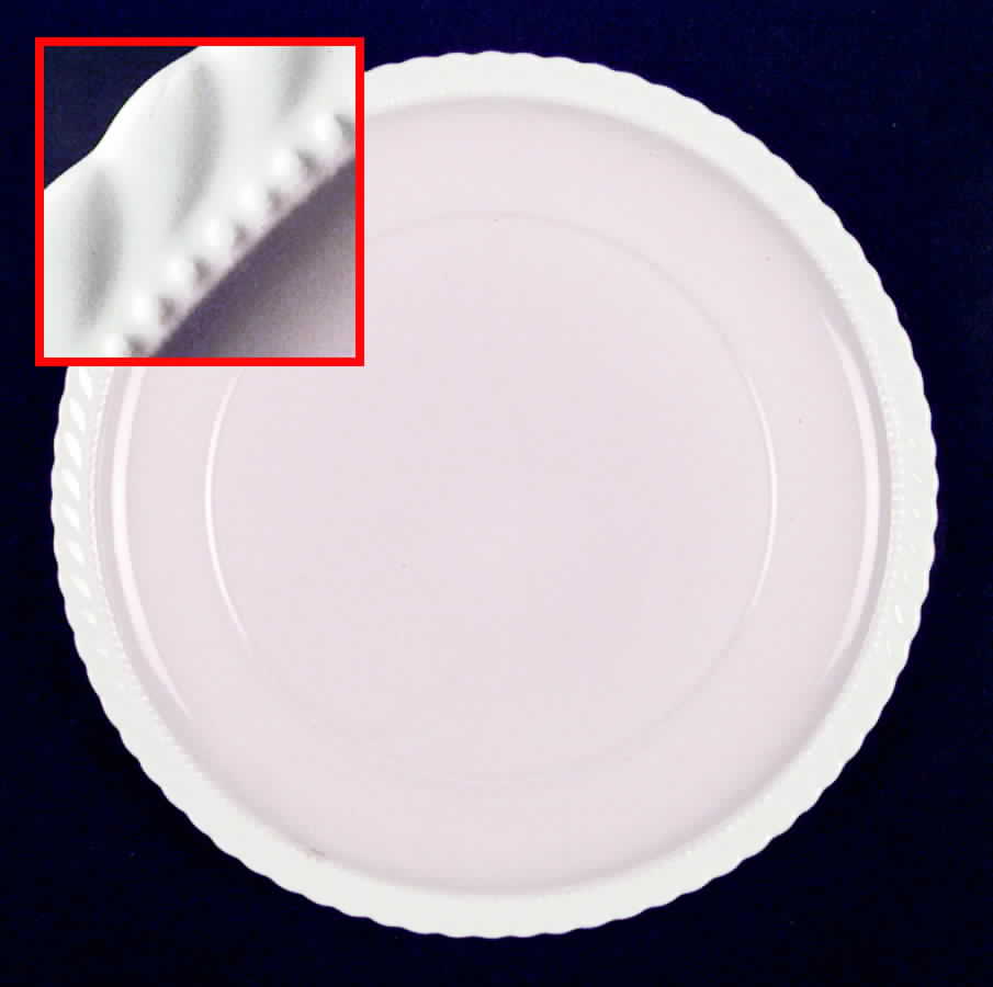 Pate Sur Pate Coral Luncheon Plate by Steubenville-1