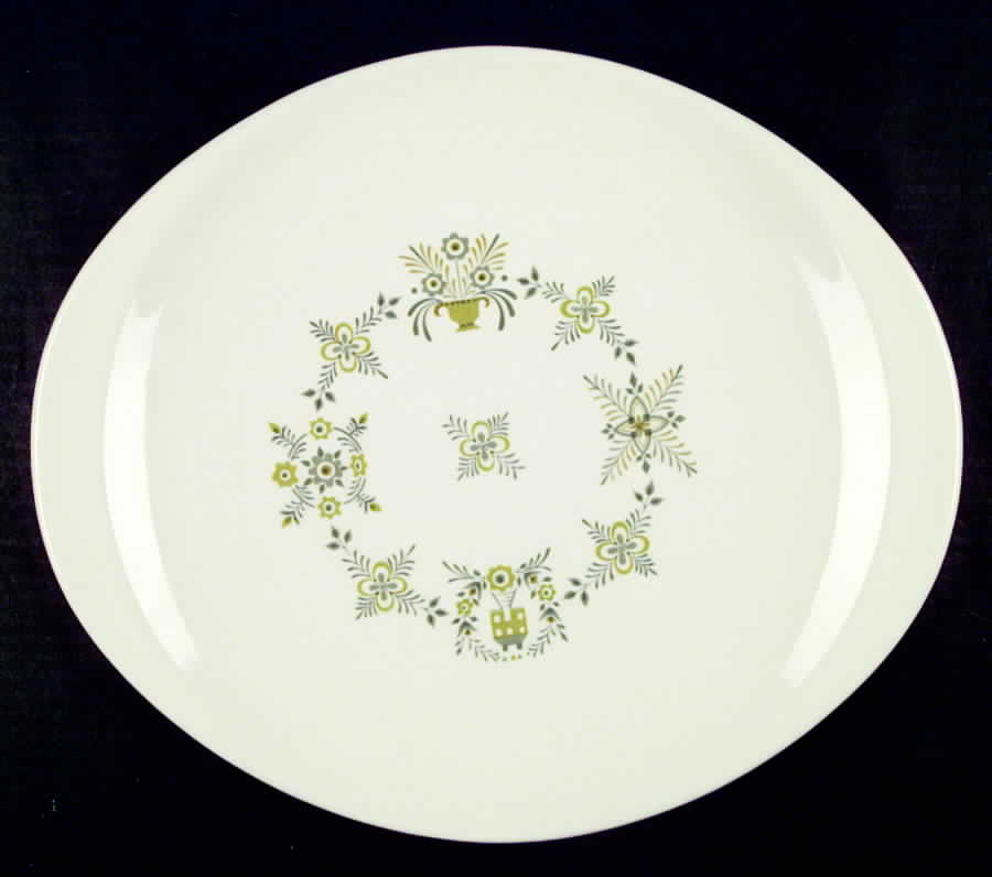 Provincetown 13" Oval Serving Platter by Steubenville-1