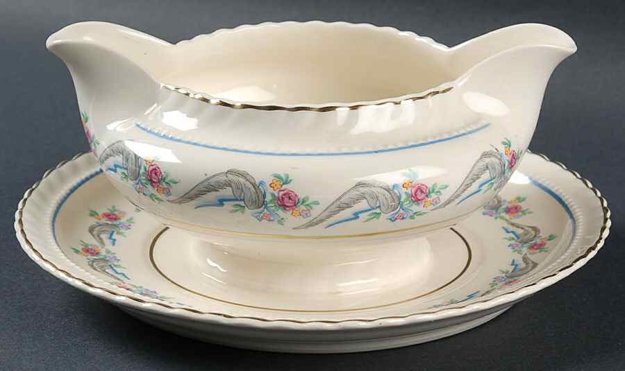 Regency Gravy Boat with Attached Underplate by Steubenville-1