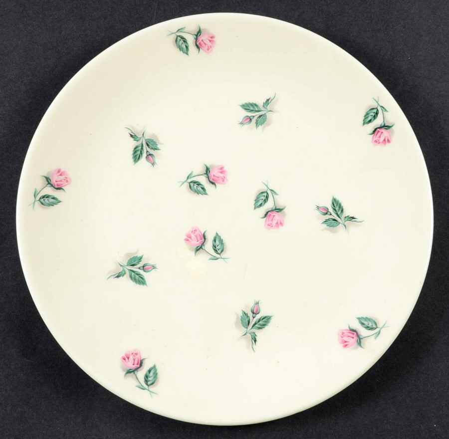 Rosebud Salad Plate by Steubenville-1