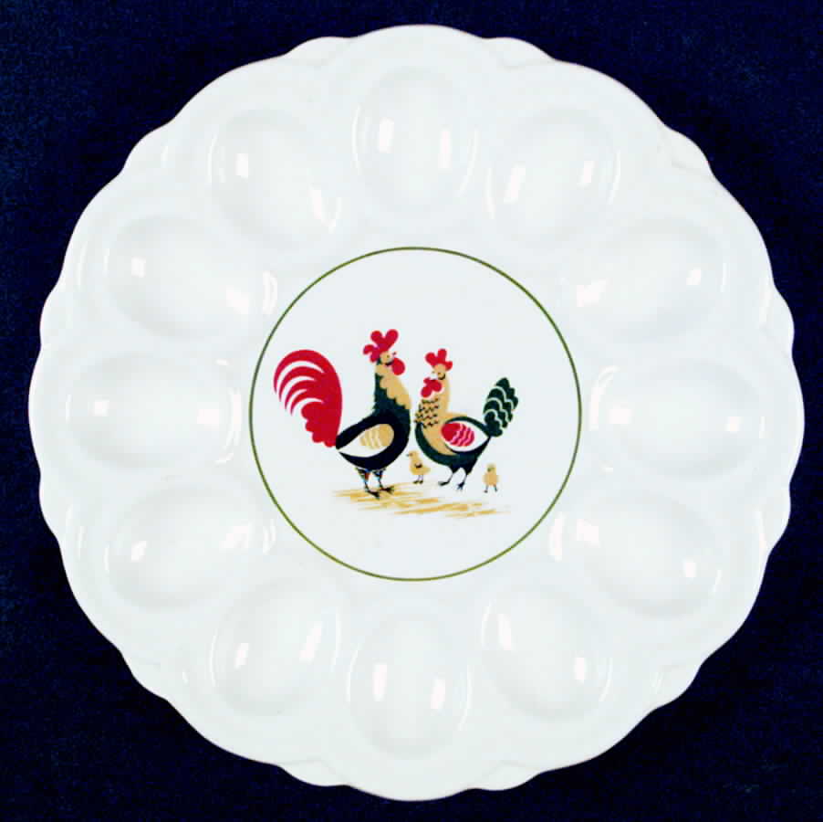 Family Affair Deviled Egg Plate by Steubenville-1
