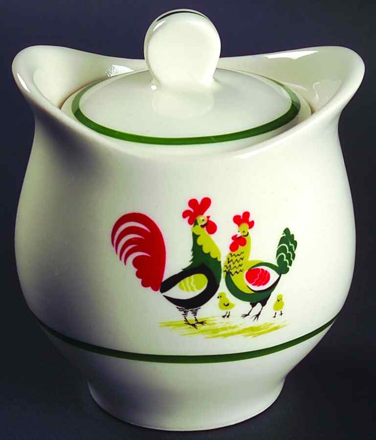 Family Affair Sugar Bowl & Lid by Steubenville-1