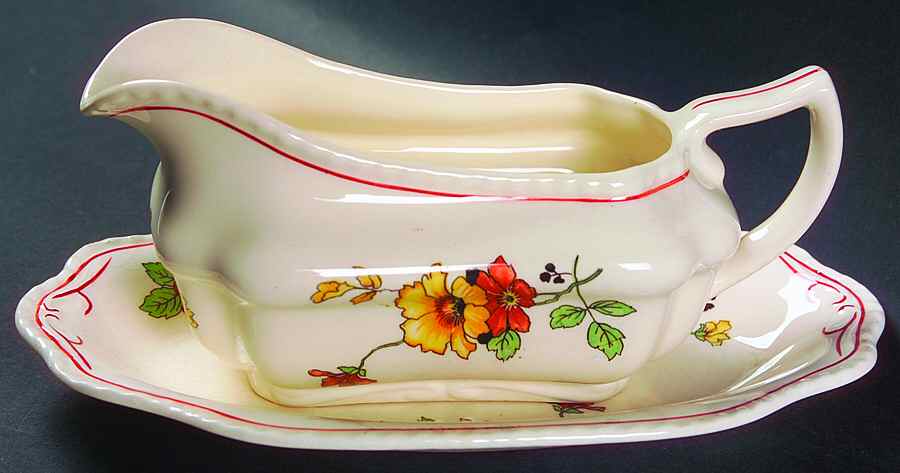 STB11 Gravy Boat & Underplate by Steubenville-1