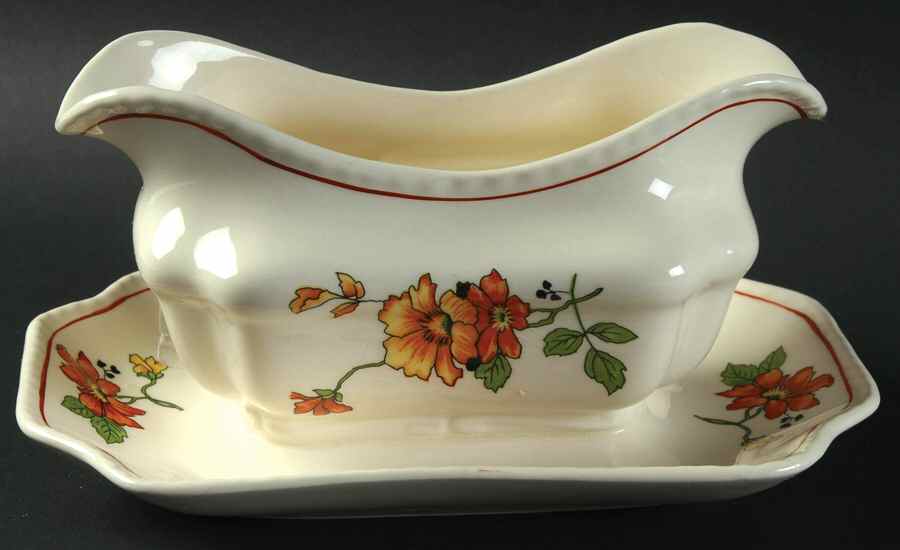 STB11 Gravy Boat with Attached Underplate by Steubenville-1