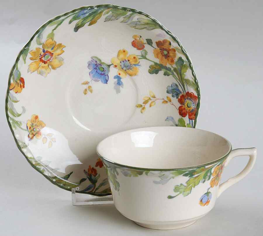 STB12 Oversized Cup & Saucer Set by Steubenville-1