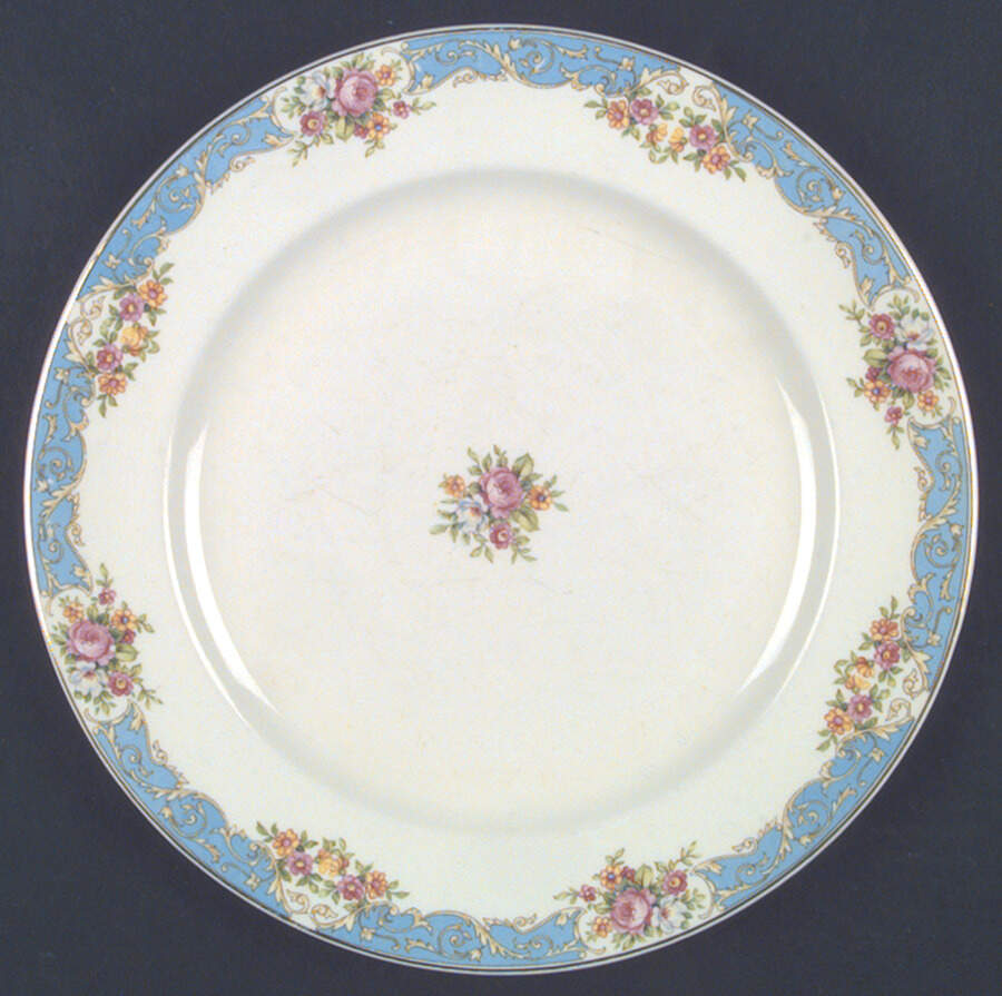 Blurose Dinner Plate by Steubenville-1