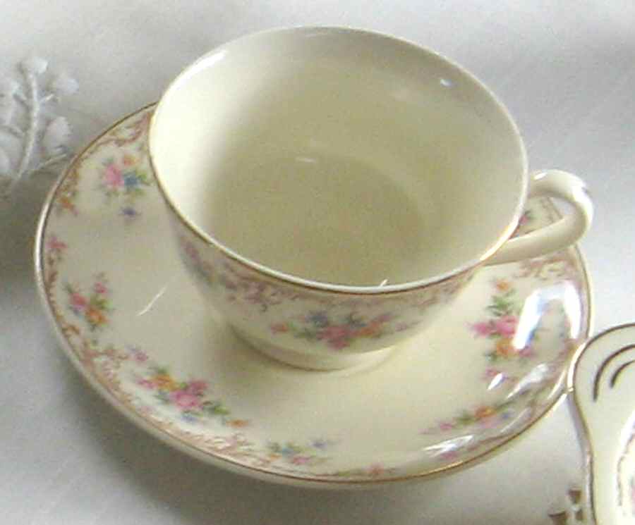 STB27 Footed Cup & Saucer Set by Steubenville-1