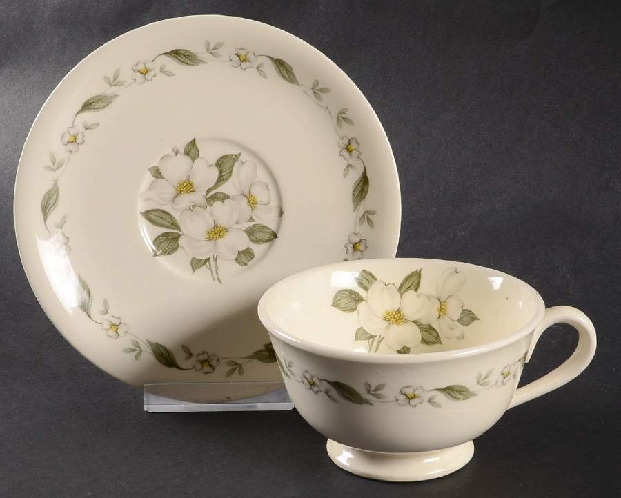 STB40 Footed Cup & Saucer Set by Steubenville-1