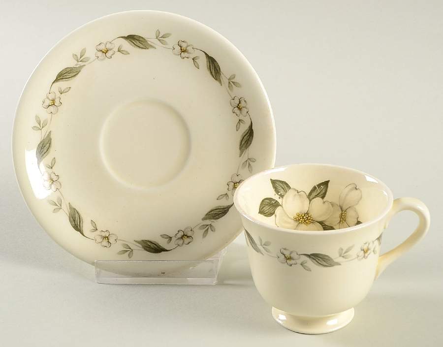 STB40 Footed Demitasse Cup & Saucer Set by Steubenville-1