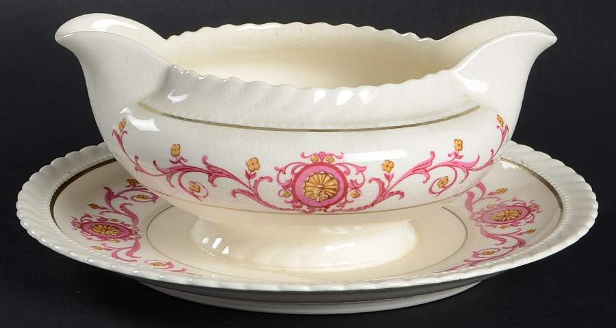 STB85 Gravy Boat with Attached Underplate by Steubenville-1