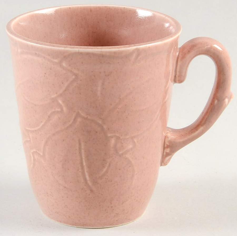 Woodfield Coral (Salmon Pink) Mug by Steubenville-1