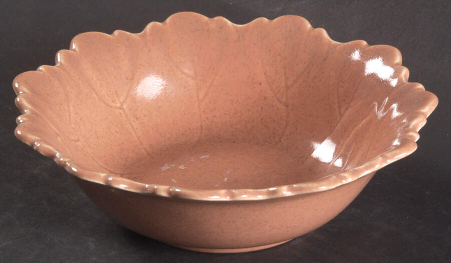 Woodfield Coral (Salmon Pink) Individual Salad/Cereal Bowl by Steubenville-1