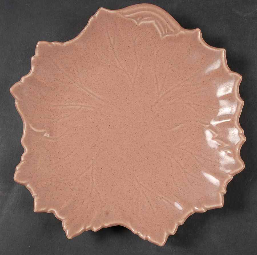 Woodfield Coral (Salmon Pink) Salad Plate by Steubenville-1