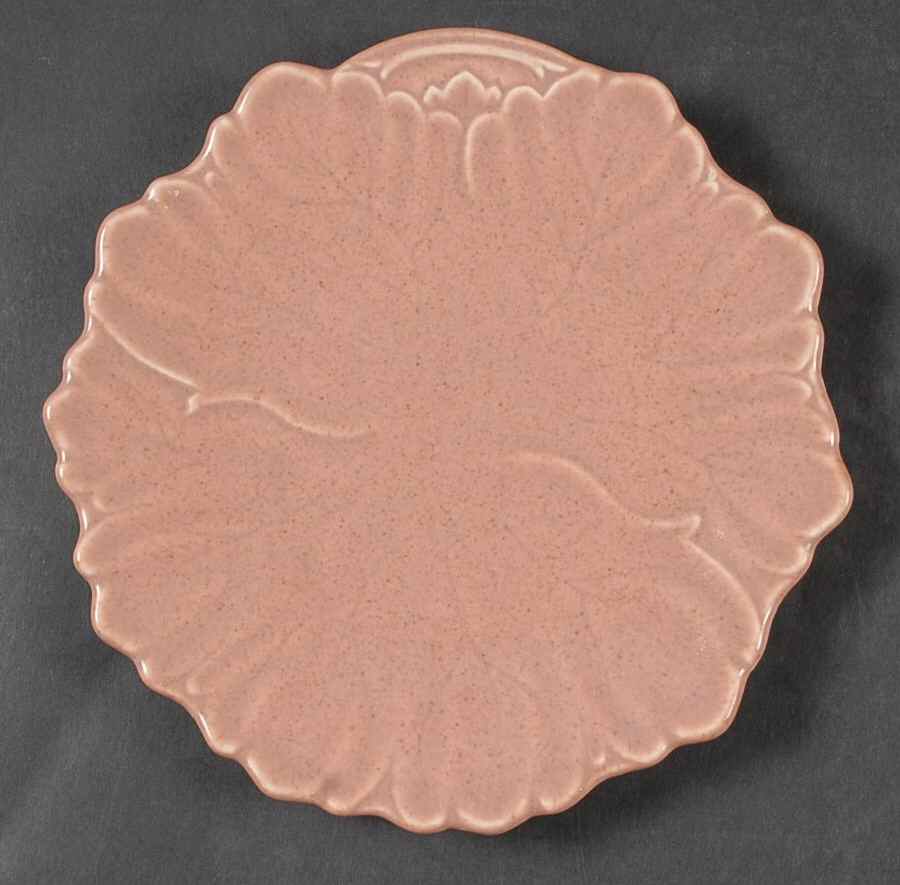 Woodfield Coral (Salmon Pink) Bread & Butter Plate by Steubenville-1
