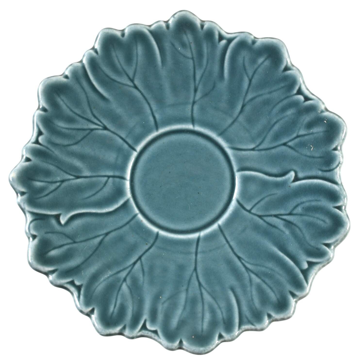 Woodfield Dark Green (Tropic) Saucer by Steubenville-1