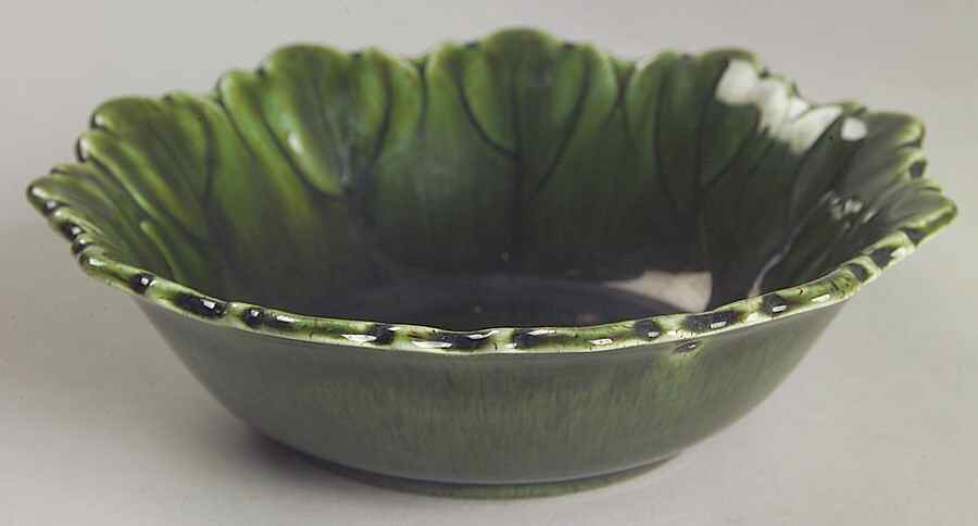 Woodfield Dark Green (Tropic) Individual Salad/Cereal Bowl by Steubenville-1