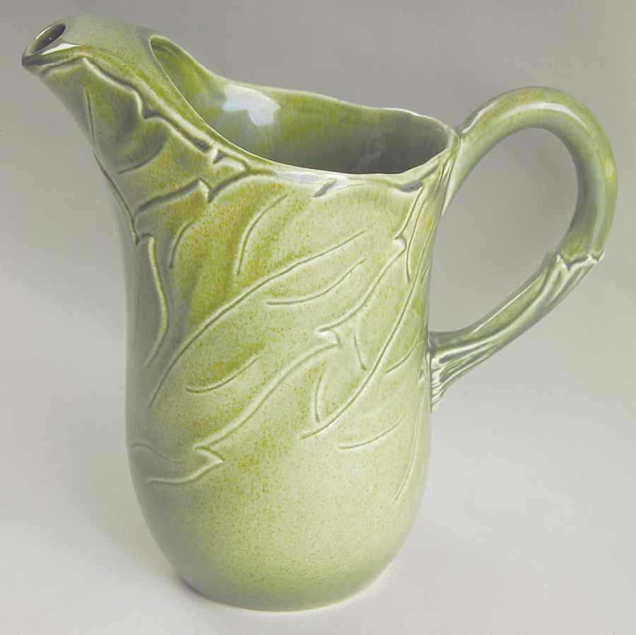 Woodfield Dark Green (Tropic) 58 Oz Pitcher by Steubenville-1