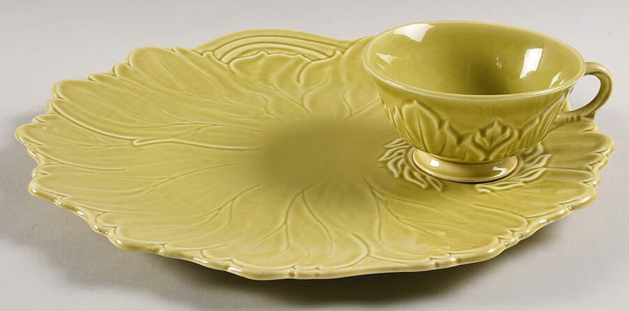 Woodfield Golden Fawn Video Snack Set w/Footed Cup by Steubenville-1