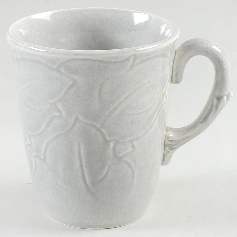 Woodfield Dove Gray Mug by Steubenville-1