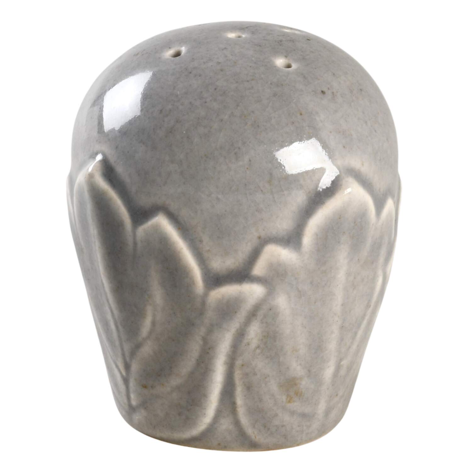 Woodfield Dove Gray Salt Shaker by Steubenville-1