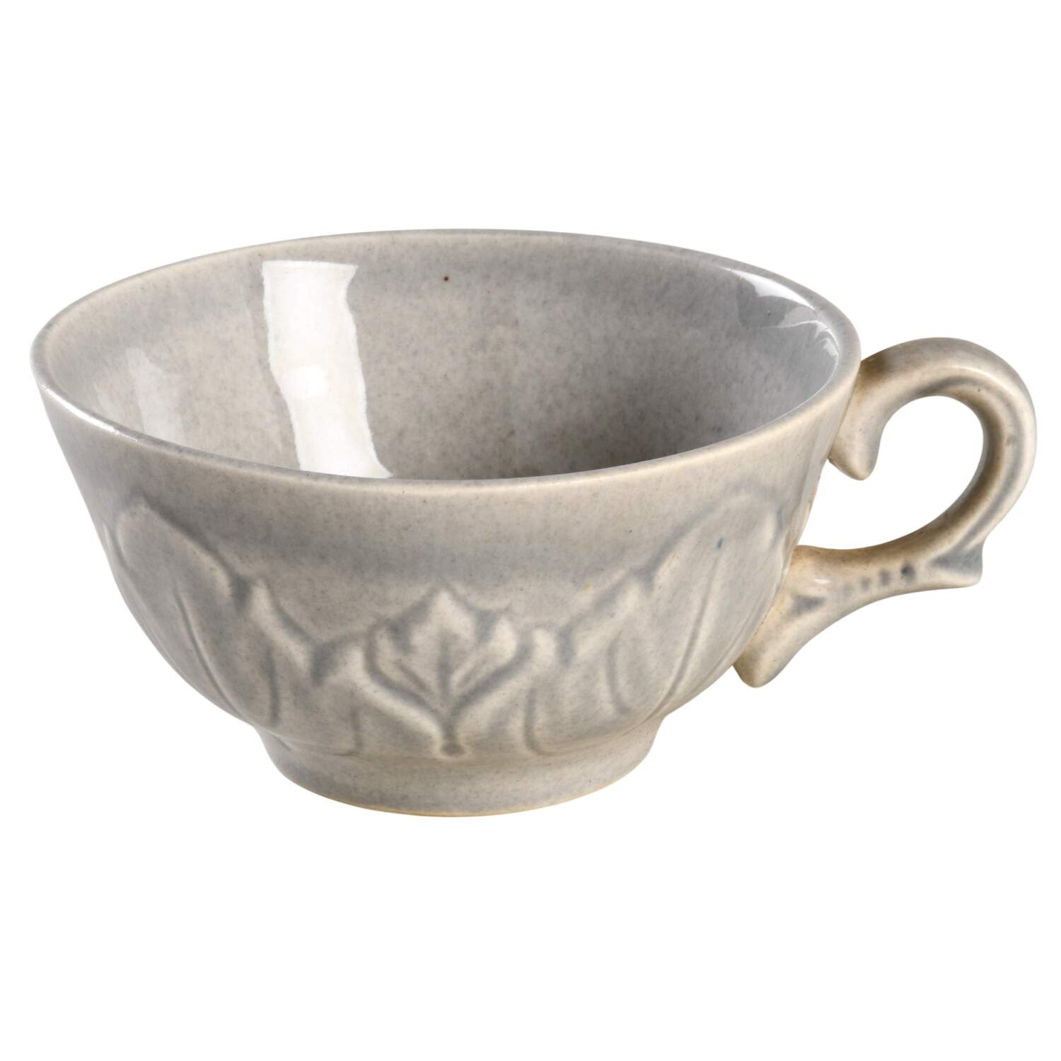 Woodfield Dove Gray Flat Cup by Steubenville-1