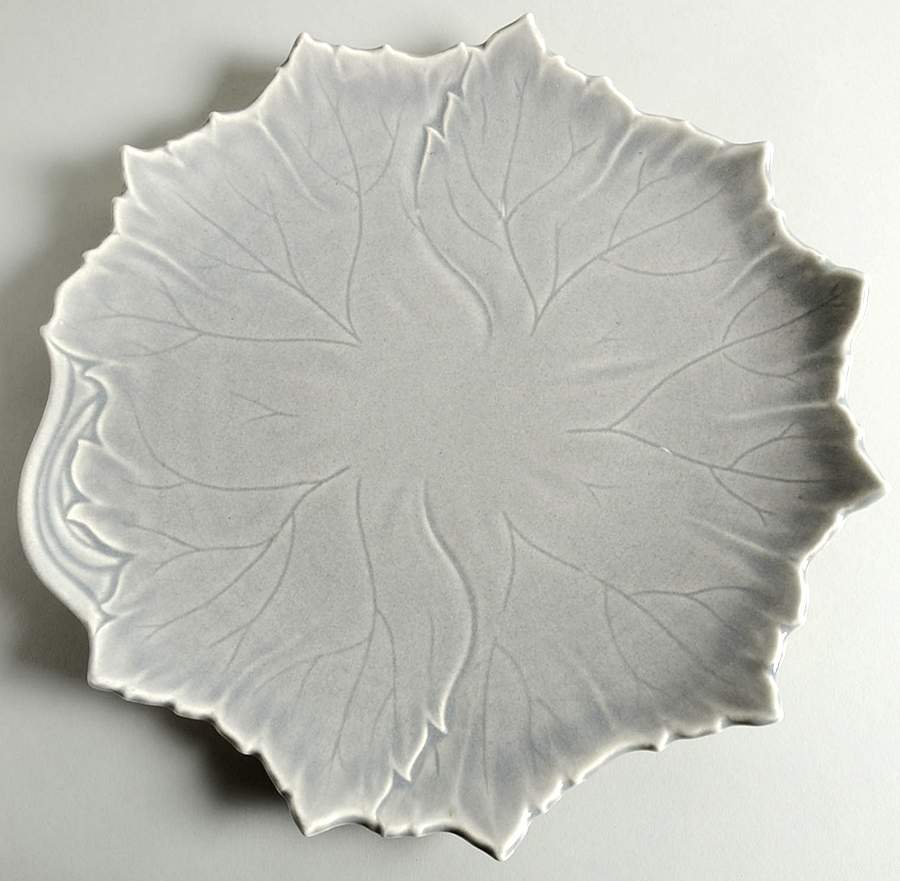 Woodfield Dove Gray 13" Chop Plate (Round Platter) by Steubenville-1