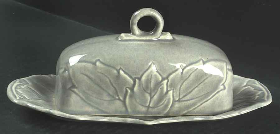 Woodfield Dove Gray 1/4 Lb Covered Butter by Steubenville-1