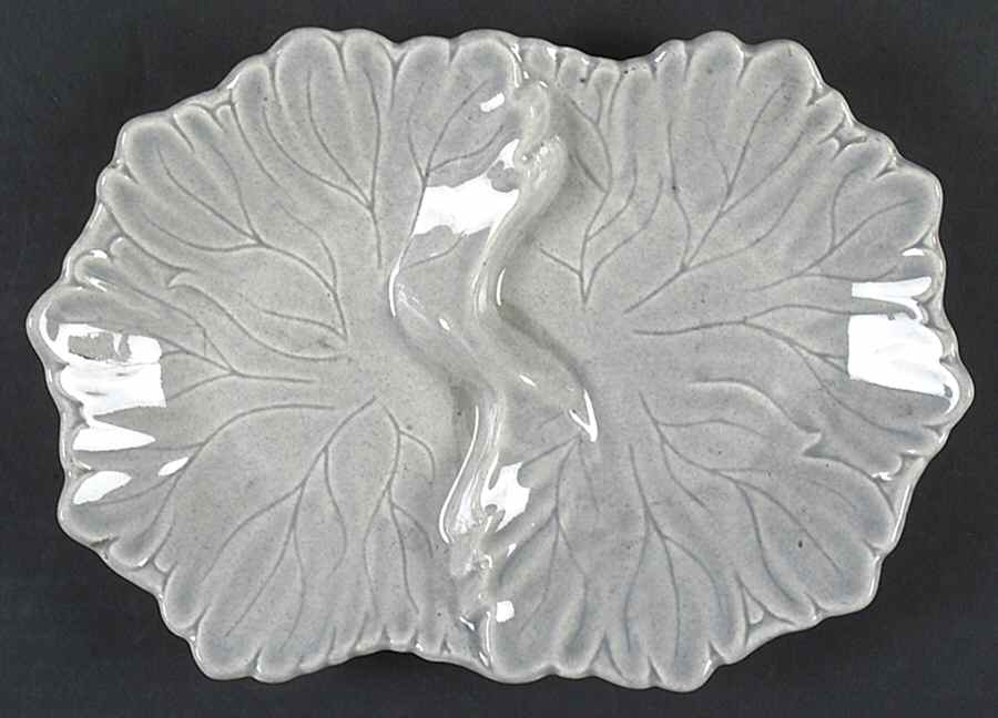 Woodfield Dove Gray 2-Part Relish by Steubenville-1