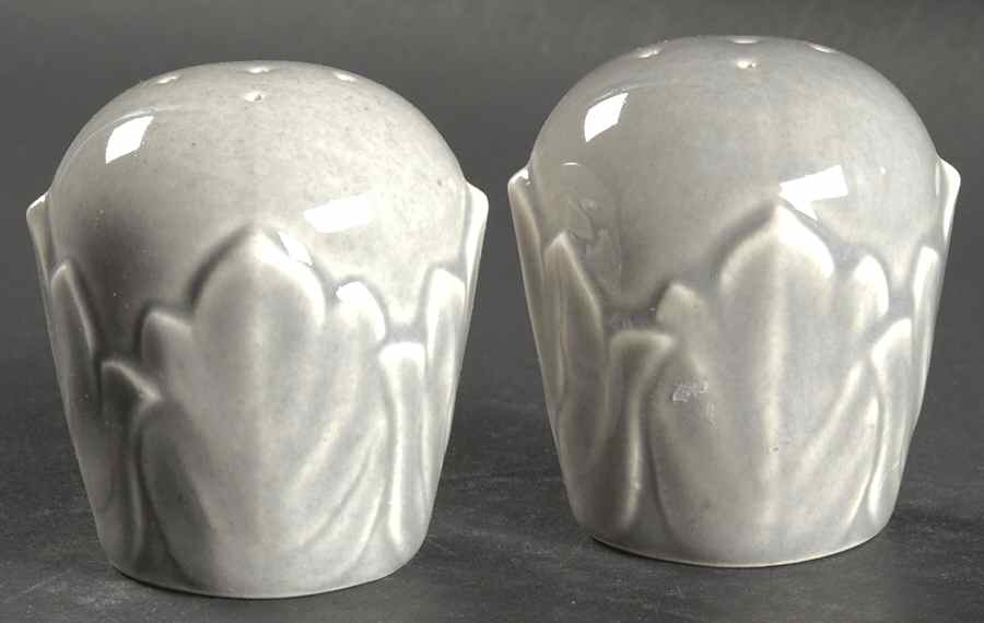Woodfield Dove Gray Salt & Pepper Set by Steubenville-1