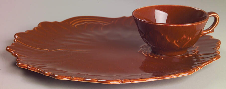 Woodfield Rust Video Snack Set w/Flat Cup by Steubenville-1