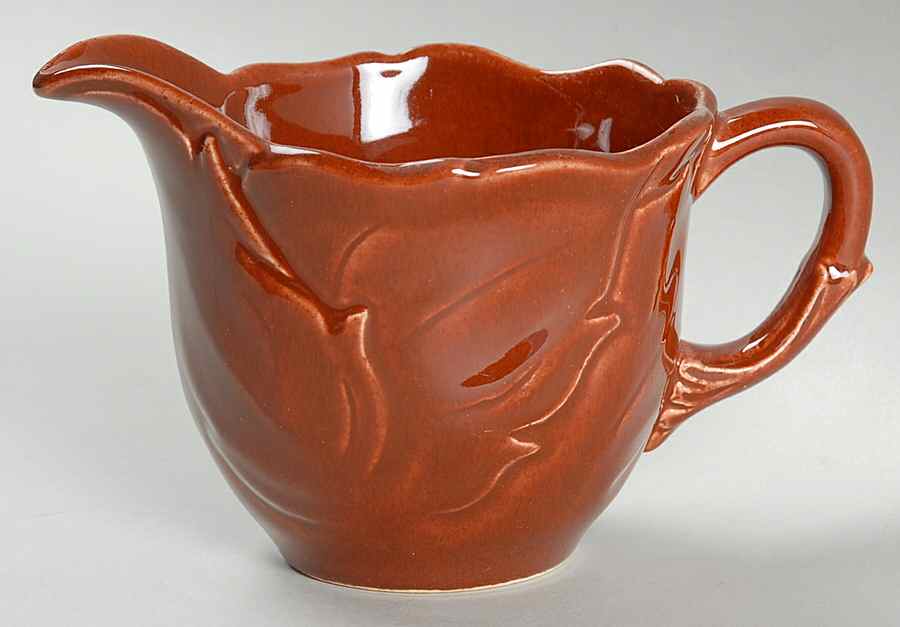 Woodfield Rust Flat Creamer by Steubenville-1