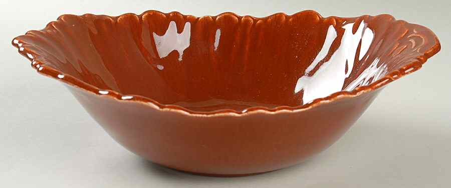 Woodfield Rust 10" Oval Vegetable Bowl by Steubenville-1