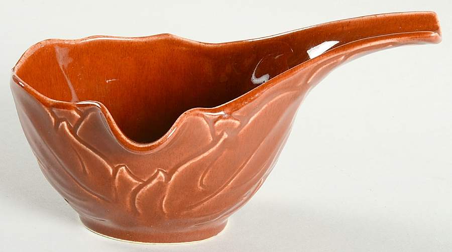 Woodfield Rust Gravy Boat by Steubenville-1