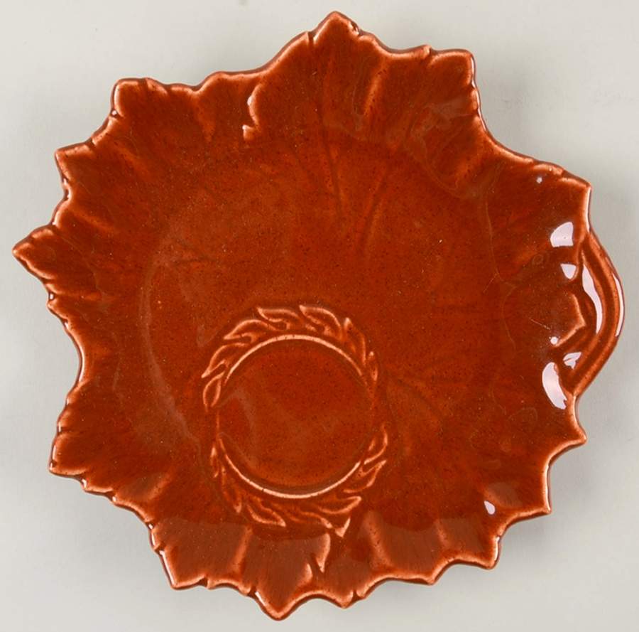 Woodfield Rust Plate for Tea & Toast Snack Set by Steubenville-1