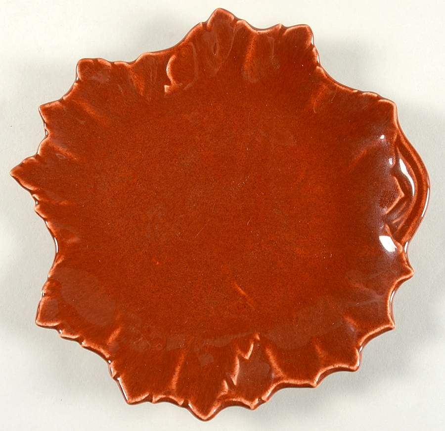 Woodfield Rust Salad Plate by Steubenville-1