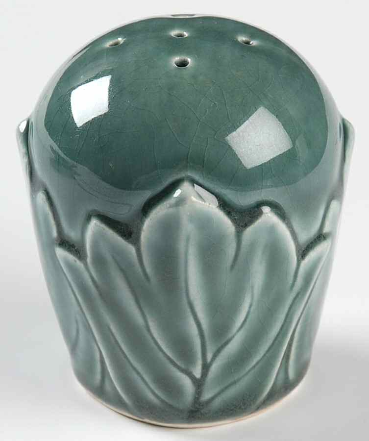 Woodfield Seafoam Green (Jungle) Salt Shaker by Steubenville-1