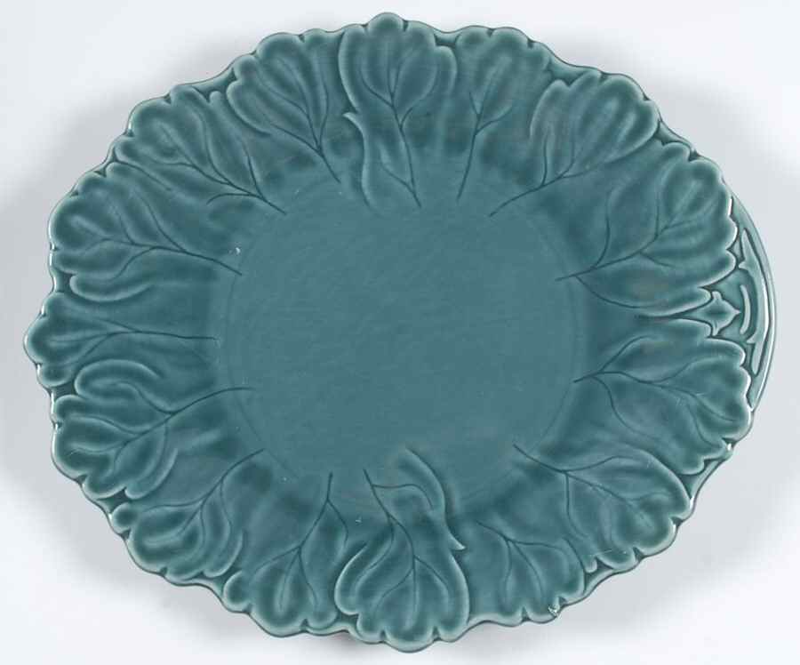 Woodfield Seafoam Green (Jungle) 13" Oval Serving Platter by Steubenville-1