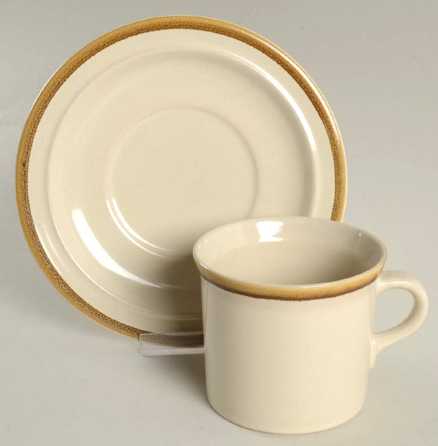 Autumn Glory Flat Cup & Saucer Set by Stonecrest (JI)-1