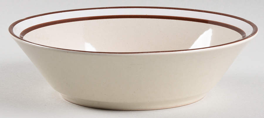 Carrousel Brown Coupe Cereal Bowl by Stonecrest (JI)-1