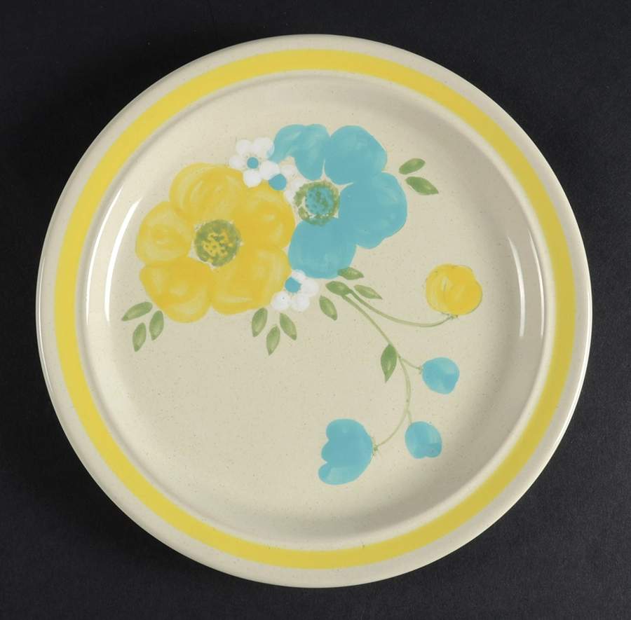 Happy Salad Plate by Stonecrest (JI)-1