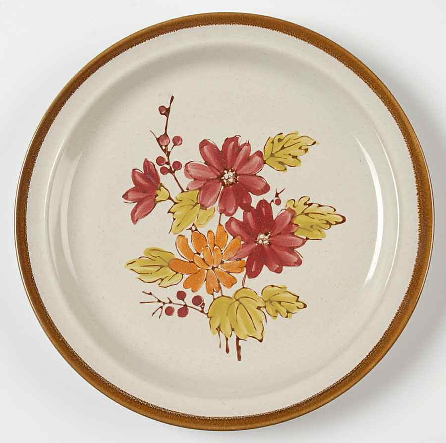 Plum Blossom Salad Plate by Stonecrest (JI)-1