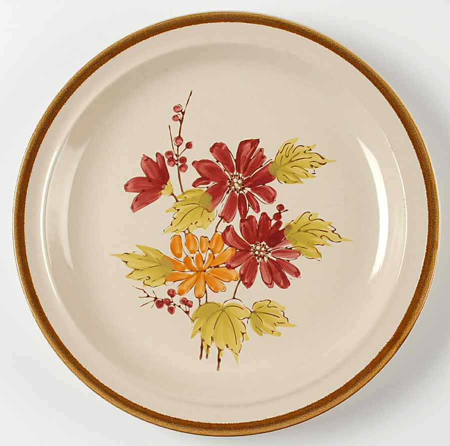 Plum Blossom 12" Chop Plate (Round Platter) by Stonecrest (JI)-1