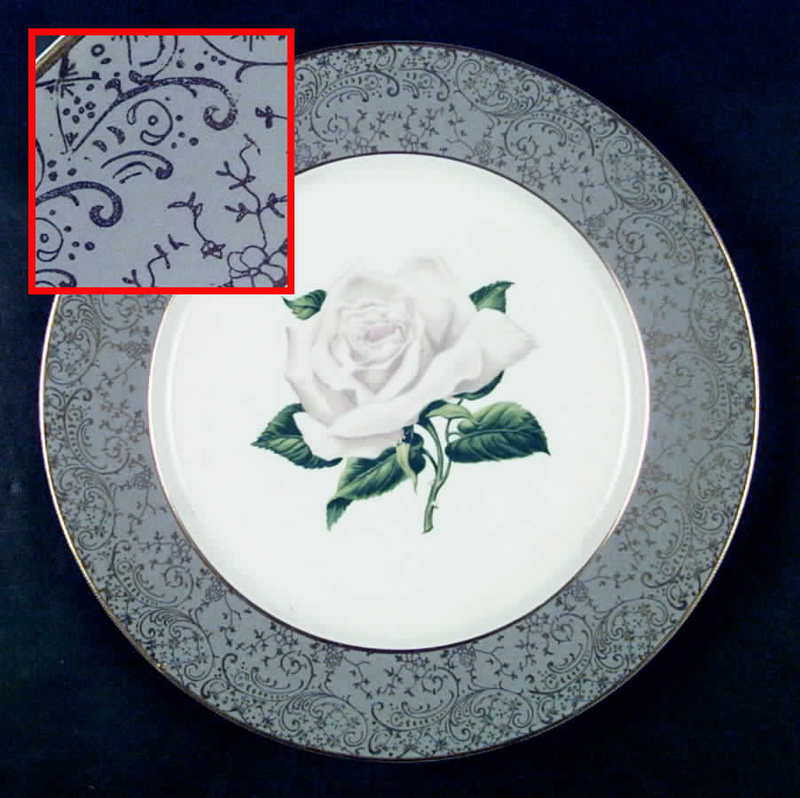 Chantilly Gray Dinner Plate by Stradford-1