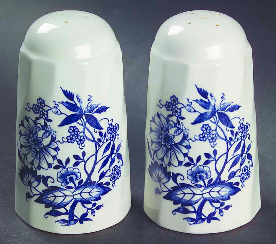 Blue Lily Salt & Pepper Set by Staffordshire-1