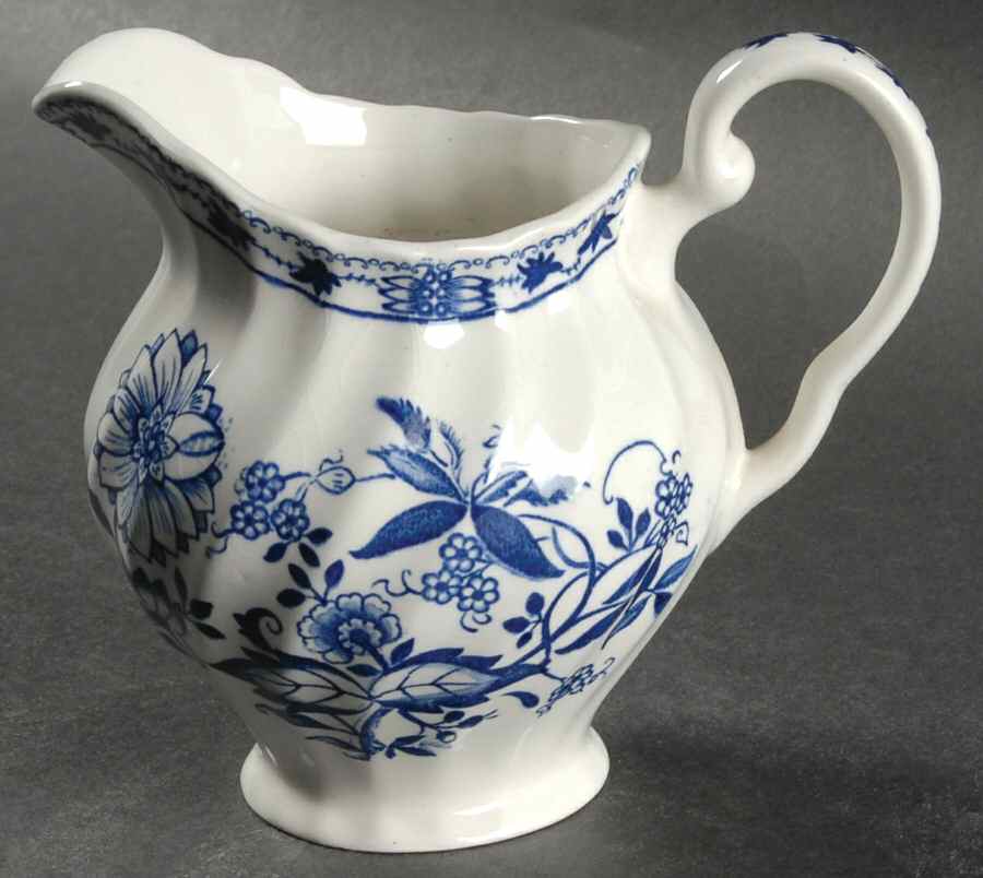 Blue Lily Creamer by Staffordshire-1